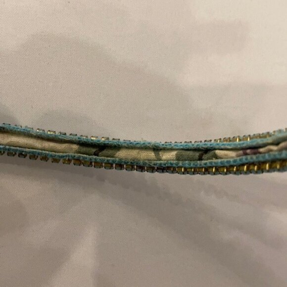 ?✨ Handcrafted Beaded Headband with Pearl Accents & Bow Detail ✨?